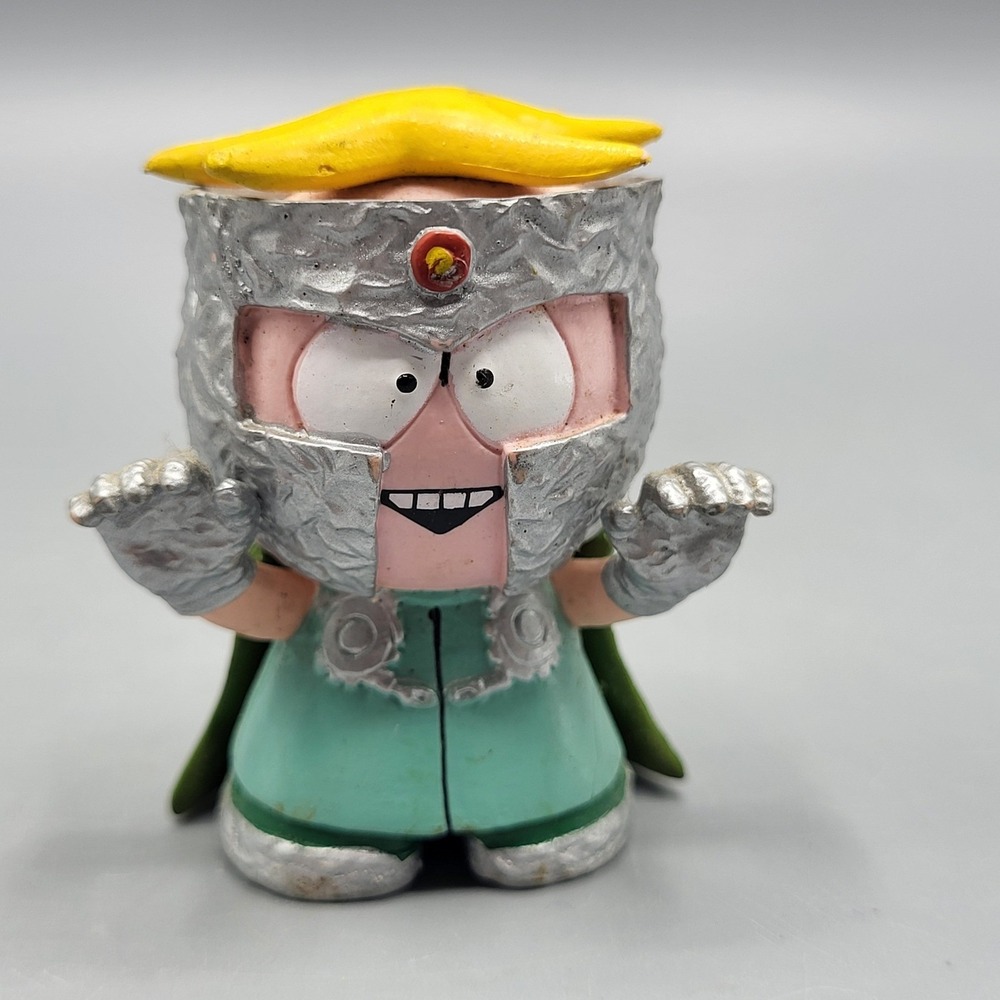 South Park Professor Chaos Butters 2" Figure 2011 Collectible Silver GreenYellow